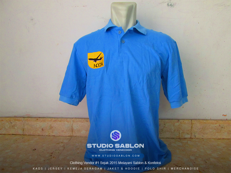 Polo Shirt Katun, Bordir Komputer Malang Studio Sablon Kaos Malang Konveksi Kaos Jersey Kemeja PDH PDL Jaket Hoodie Polo Shirt Topi Merchandise